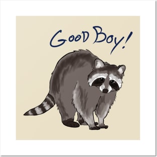 Good Boy Raccoon Posters and Art